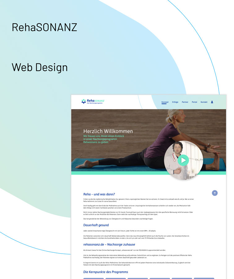 Rehasonanz Web Design