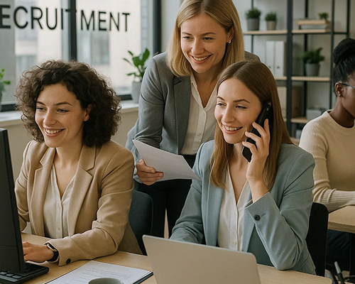 Schritte zum Karriereportal