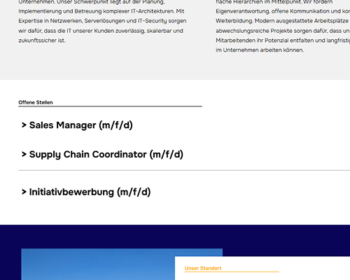 Beispiel Karriereportal